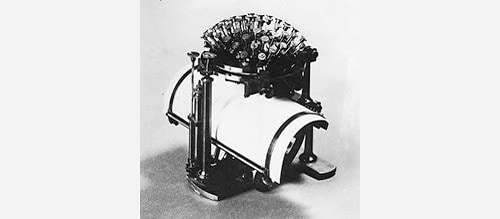 Schreibmaschine, 1882