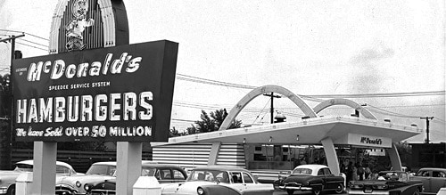 McDonald's Restaurant, 1955