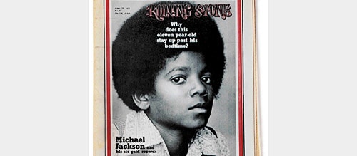 Titelseite des «Rolling Stone» Magazins mit Michael Jackson
