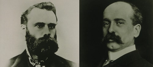 Charles Dow and Edward Jones, cofounded the Dow Jones & Company in 1882