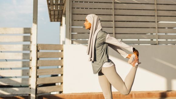 امرأة عربية رياضية