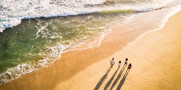 Bridge in evening light