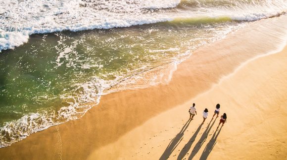 Bridge in evening light