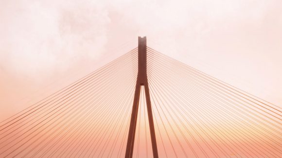 Bridge in evening light