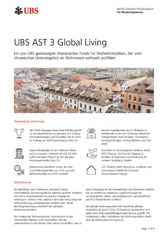 UBS AST 3 Global Living