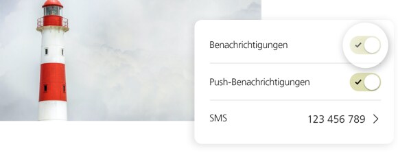 Benachrichtigungen einrichten