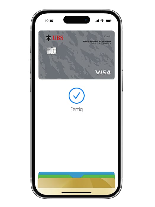 Apple Pay-Bildschirm