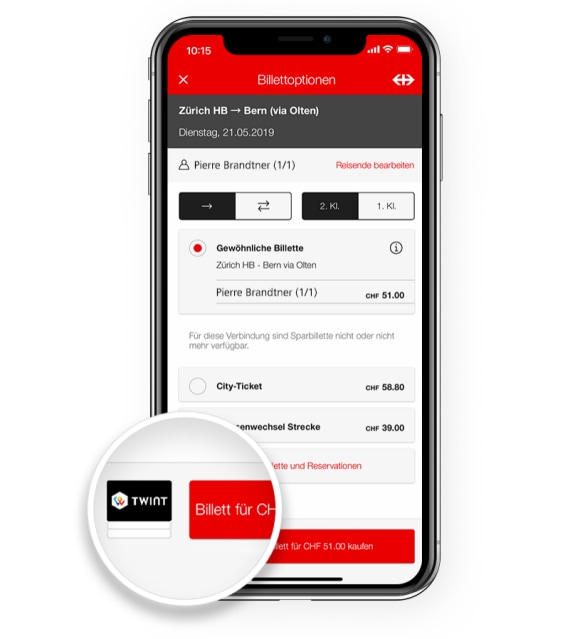 Pay in other apps