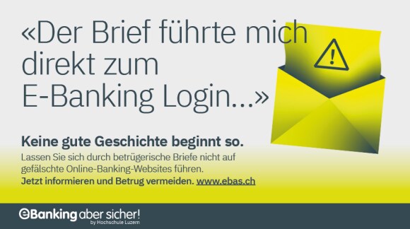 Betrüger versenden täuschend echte Briefe, die Sie dazu auffordern, sicherheitsrelevante Schritte durchzuführen.