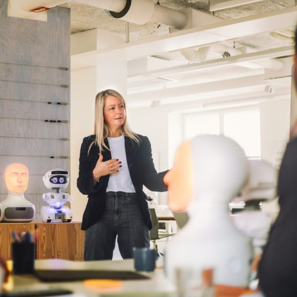 woman leading workshops