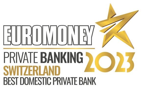 Euromoney Award 2022 logo for the best Private Bank in Switzerland