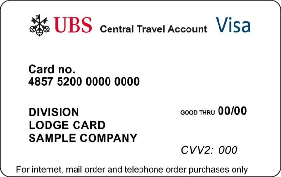 Credit card for special requirements