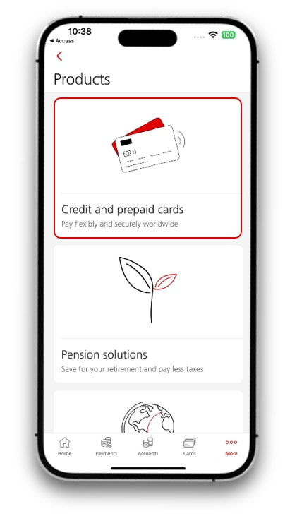 mobile banking screenshot