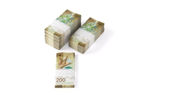 Switzerland's newly designed 200-franc note