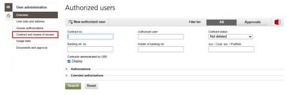 Open user administration