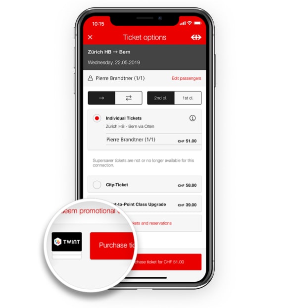 Pay in other apps
