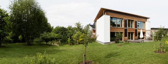 House, large windows, Minergie, in the countryside