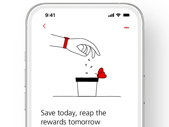 The Mobile App screen from Pension products.