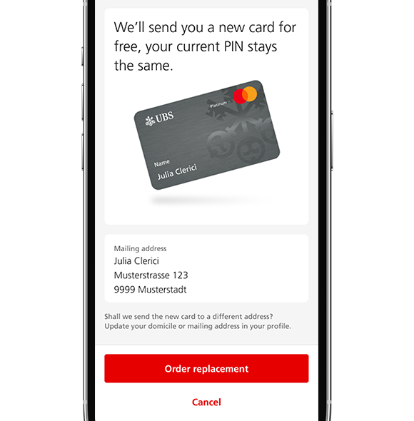Mobile Banking Screenshot: Anweisungen