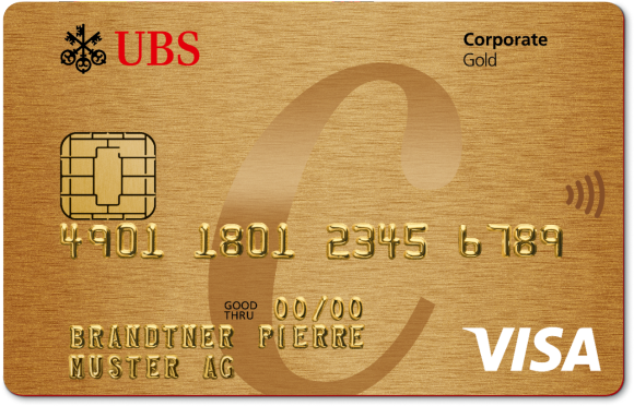 UBS Visa Corporate Gold Card
