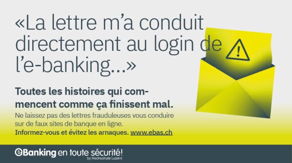 Les escrocs envoient des lettres faussement authentiques qui vous invitent à effectuer des démarches en lien avec la sécurité.