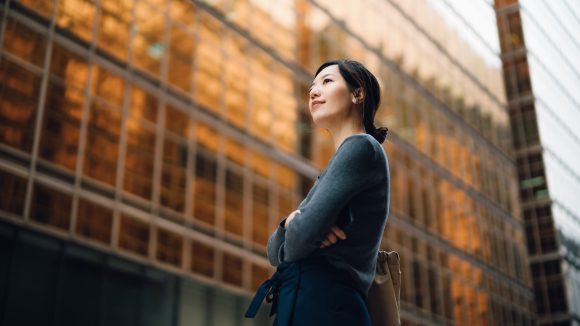 Asian business woman