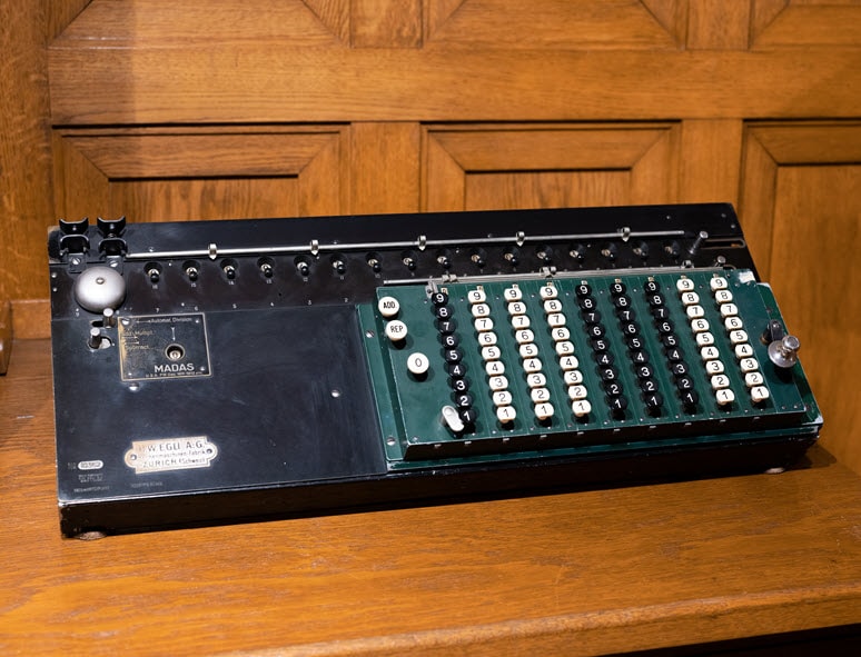 Mechanical calculators