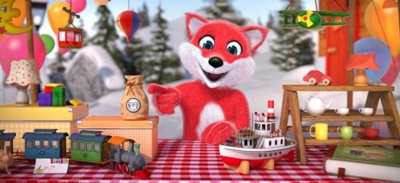 Topsy zeigt mit seinem Finger auf sein Erspartes