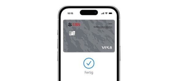 iPhone mit Kreditkarte