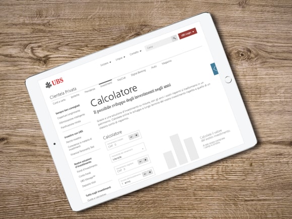 Accedere al calcolatore d’investimento