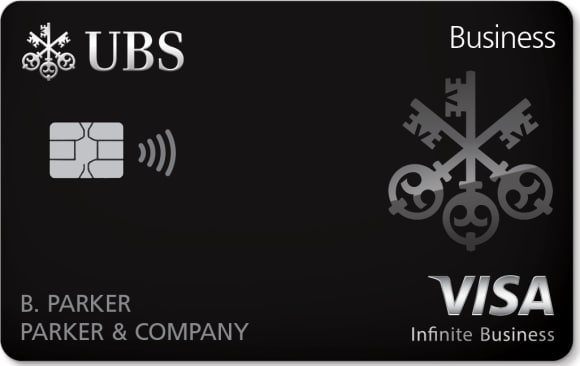 UBS Visa Infinite Business card artwork