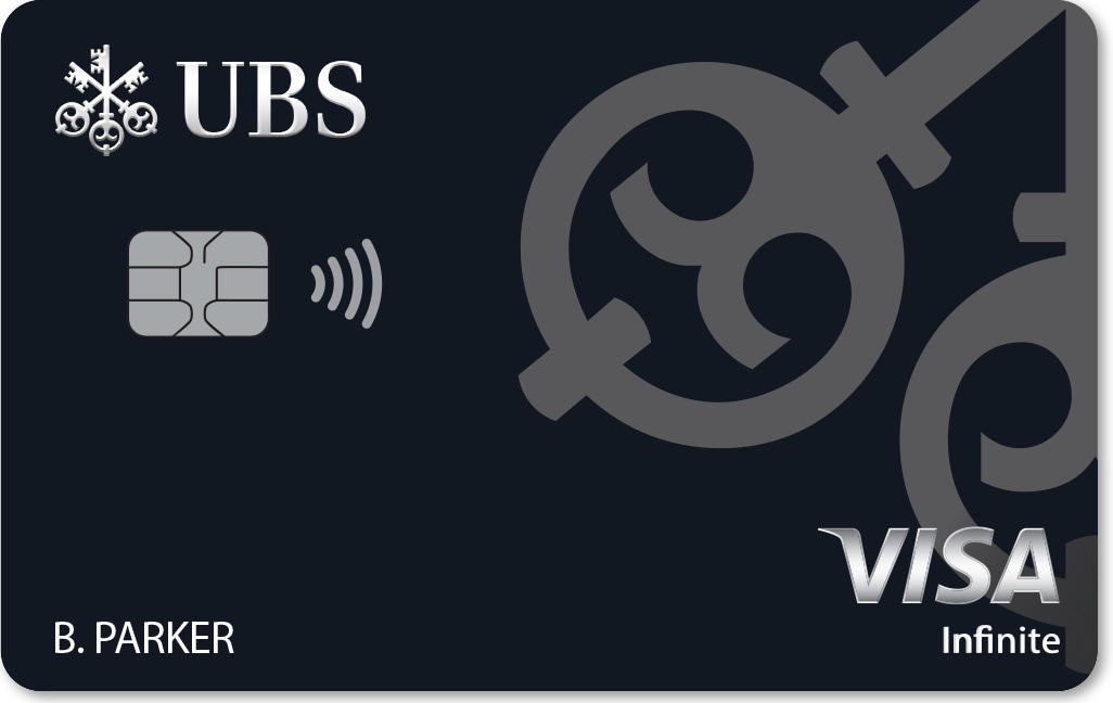 UBS Visa Infinite card artwork