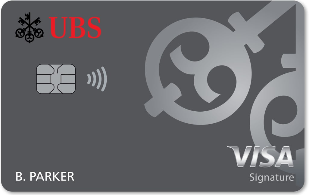 UBS Visa Signature card artwork