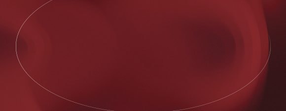 Abstract dark red image with a textured background and swirling white line. 