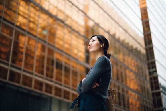 Asian business woman