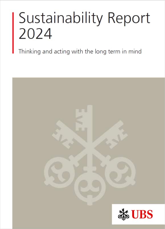 Titelbild des Nachhaltigkeitsberichts 2024