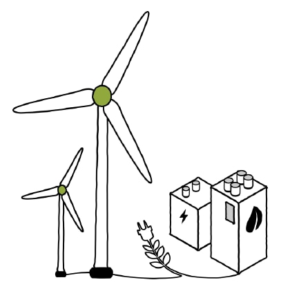 Wind mill solar energy
