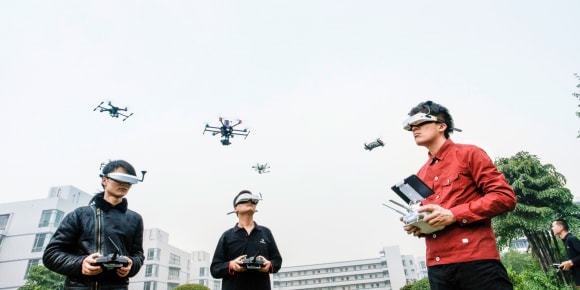 In drone technology, China leads the world