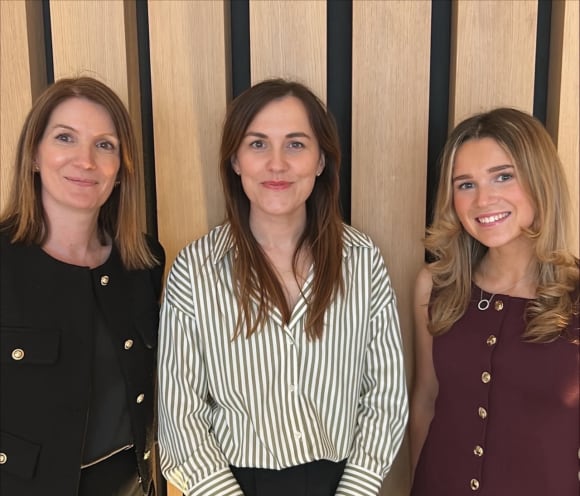 Three women portrait