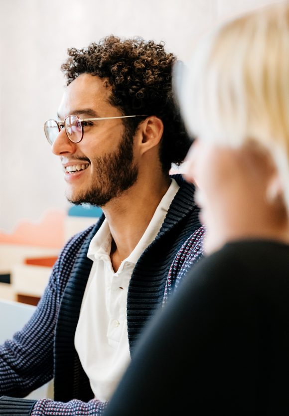 Students during seminar