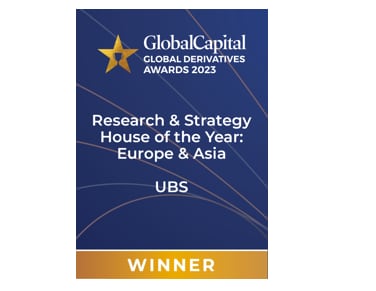 Logo of global derivatives awards 2023 winner