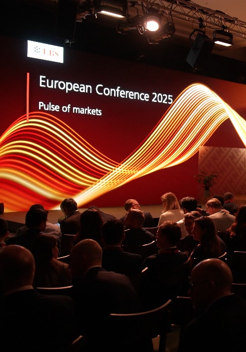 The main stage at the UBS European Conference