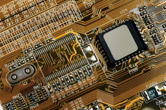 Image of Computer motherboard