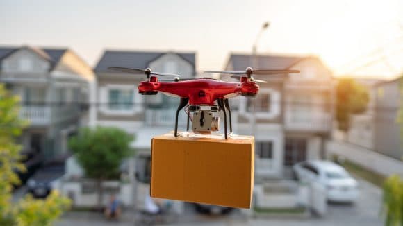 Courier drone