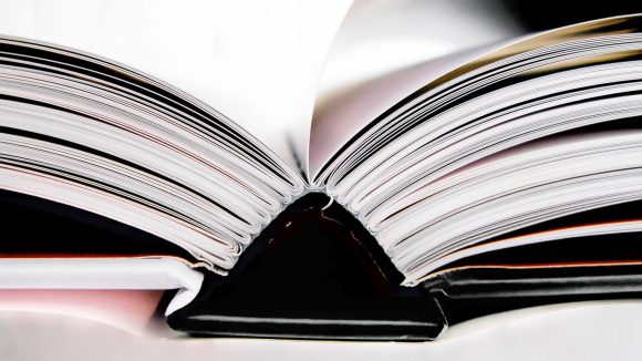 Close-up of an opened book