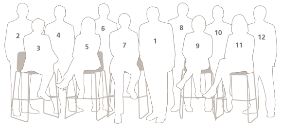 The Board of Directors silhouettes