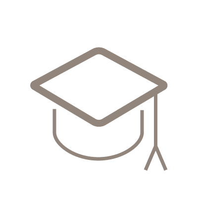 Icon graduation cap