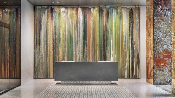 John Armleder painting