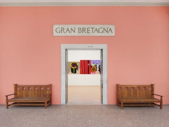 Installation view of the British Pavilion