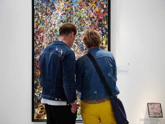 A work by Jean-Paul Riopelle